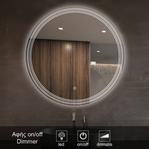 1-touch-on-off-MIRROR-led-2007S. καθρέπτες, καθρέπτες μπάνιου φωτιζόμενοι LED