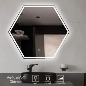 1-touch-on-off-MIRROR-led-1013T. καθρέπτες, καθρέπτες μπάνιου φωτιζόμενοι LED