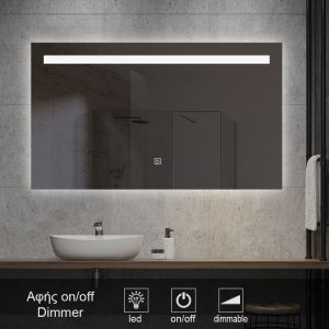 1-touch-on-off-MIRROR-led-1015T. καθρέπτες, καθρέπτες μπάνιου φωτιζόμενοι LED
