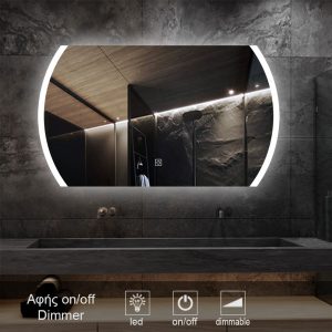 1-touch-on-off-MIRROR-led-3006SG. καθρέπτες, καθρέπτες μπάνιου φωτιζόμενοι LED