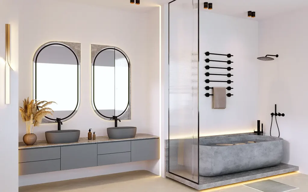 καθρέπτες, καθρέπτες μπάνιου φωτιζόμενοι LED, αλλάξτε τον χώρο σας